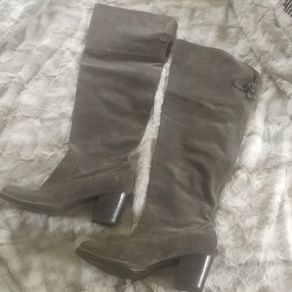 Beautiful suede tall Frye boots